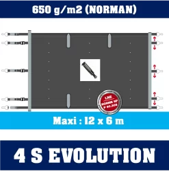 Bâche à Barres 4S Evolution Irricover