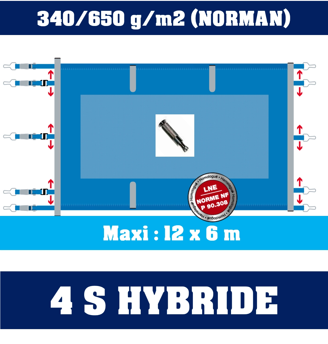 Bâche à Barres 4S Hybride Irricover 1 Bâche à Barres 4S Hybride Irricover