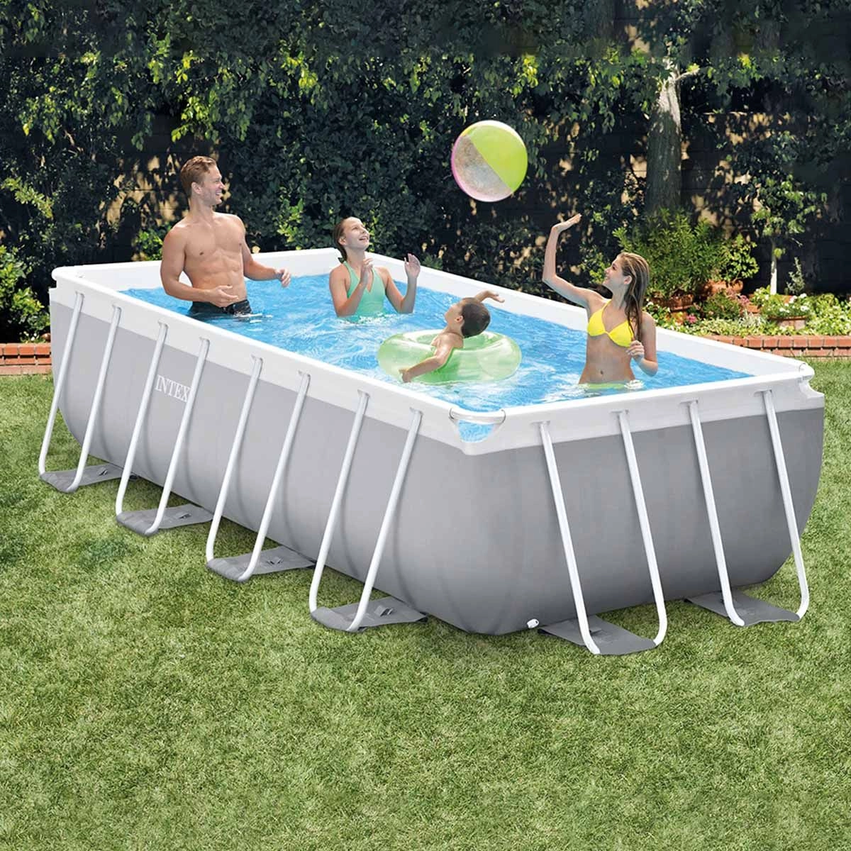 Piscine Hors-sol Prism Frame 4 X 2 X 1 M Intex 2 Piscine Hors-sol Prism Frame 4 X 2 X 1 M Intex – Image 2