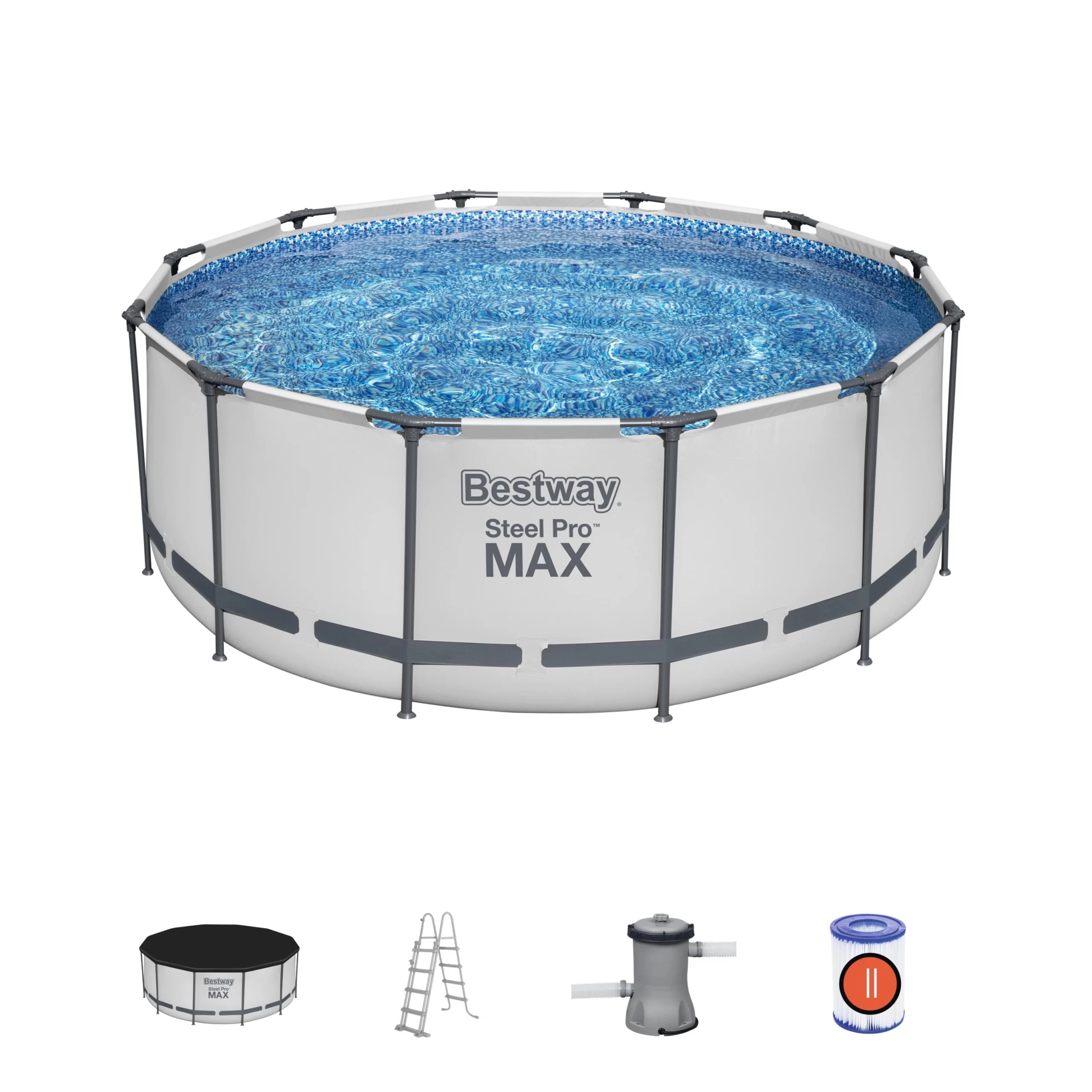 Piscine Hors-sol Steel Pro Max Ø3,66 X 1,22 M Bestway 2 Piscine Hors-sol Steel Pro Max Ø3,66 X 1,22 M Bestway – Image 2