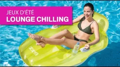 Matelas Gonflable Lounge Piscine Chilling Intex -Piscine Équipement Boutique thumbnail 164326